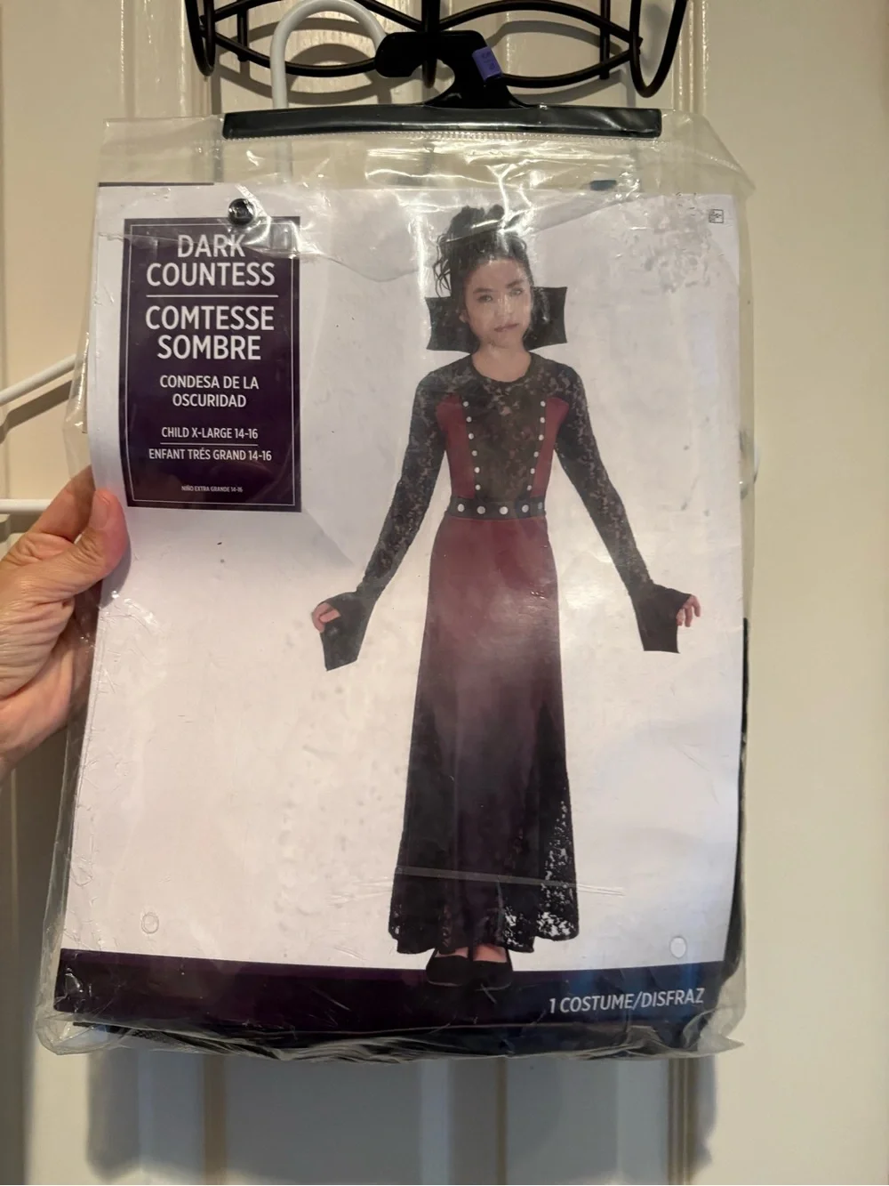 Girls' Halloween Dark Countess Costume